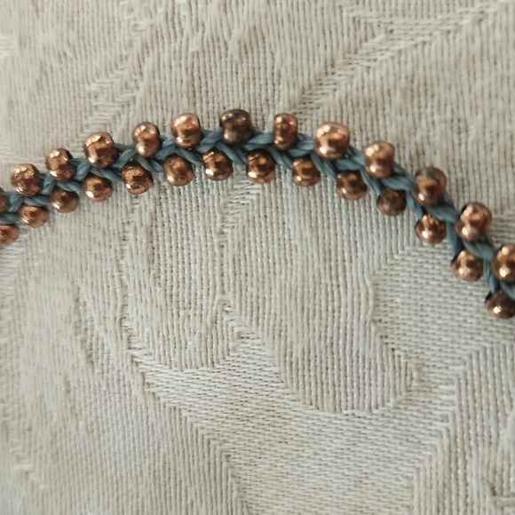 WAKAMI Copper and Blue Beaded Bracelet - Picture 3 of 9